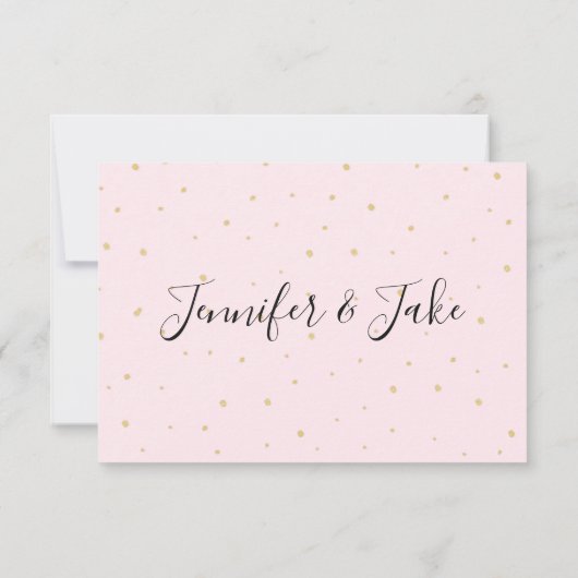 Werden Sie meine Bridesmaid-Karte sein - Gold Punk Einladung (Rückseite)