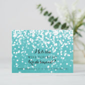 Werden Sie meine Bridesmaid-Karte sein - Ihr Funke Einladung (Stehend Vorderseite)