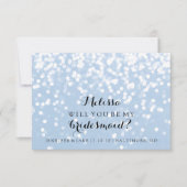 Werden Sie meine Bridesmaid-Karte sein - Ihr Funke Einladung (Vorderseite)