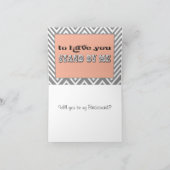 Werden Sie meine Bridesmaid-Karten sein? Einladung (Innenseite)