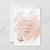 Werden Sie meine Bridesmaid Modern Boho Pink (Rückseite)