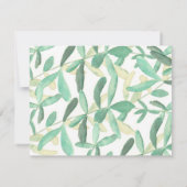 Werden Sie meine Bridesmaid moderne botanische Einladung (Rückseite)