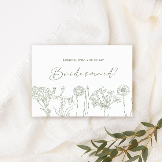Werden Sie meine Bridesmaid Periwinkle Sage BohoBo