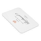 Werden Sie meine Bridesmaid Pink Heart Vorschlag C Magnet (Rechte Seite)