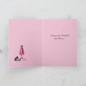 Werden Sie meine Bridesmaid sein - Chic Card Einladung (Innenseite)