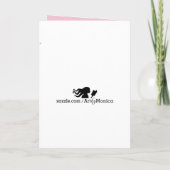 Werden Sie meine Bridesmaid sein - Chic Card Einladung (Rückseite)