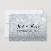 Werden Sie meine Bridesmaid sein - das Silberfab d Einladung (Rückseite)