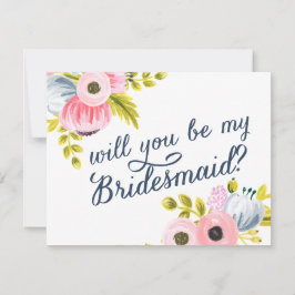 WERDEN SIE MEINE BRIDESMAID SEIN? EINLADUNG