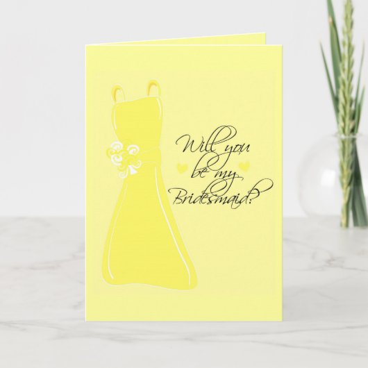 "Werden Sie meine Bridesmaid sein?" Einladung (Vorderseite)