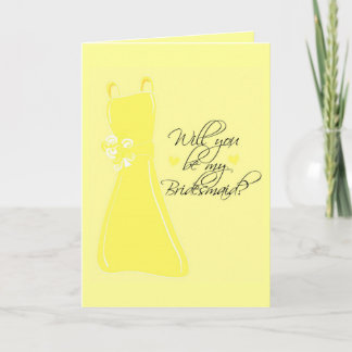 "Werden Sie meine Bridesmaid sein?" Einladung