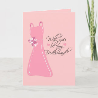 "Werden Sie meine Bridesmaid sein?" Einladung