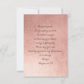 Werden Sie meine Bridesmaid sein?Minimales rosa Ro Einladung (Vorderseite)