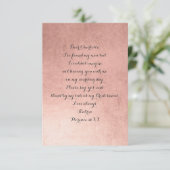 Werden Sie meine Bridesmaid sein?Minimales rosa Ro Einladung (Stehend Vorderseite)