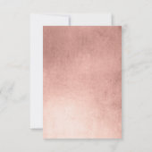 Werden Sie meine Bridesmaid sein?Minimales rosa Ro Einladung (Rückseite)