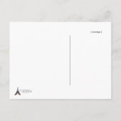 Werden Sie meine Bridesmaid sein: Schwarz/Rosa Kle Einladungspostkarte (Rückseite)