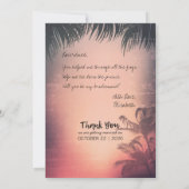 Werden Sie meine Bridesmaid Sommerpalmen Lichter? Einladung (Rückseite)