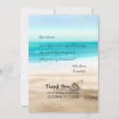 Werden Sie meine Bridesmaid Summer Beach Starfish  Einladung (Rückseite)