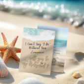 Werden Sie meine Bridesmaid Summer Beach Starfish Einladung