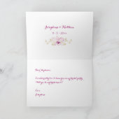 Werden Sie meine Bridesmaid-Tropenkarte sein? Einladung (Innenseite)