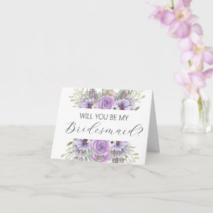 Werden Sie meine Bridesmaid-Vorschlagskarte sein? Karte