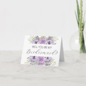 Werden Sie meine Bridesmaid-Vorschlagskarte sein? Karte (Vorderseite)