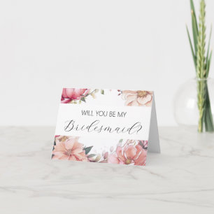 Werden Sie meine Bridesmaid-Vorschlagskarte sein? Karte