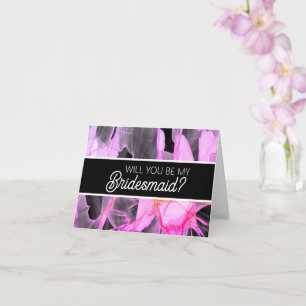 Werden Sie meine Bridesmaid-Vorschlagskarte sein? Karte