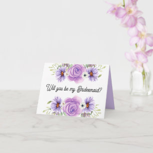 Werden Sie meine Bridesmaid-Vorschlagskarte sein? Karte