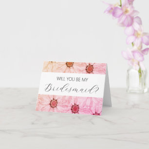 Werden Sie meine Bridesmaid-Vorschlagskarte sein? Karte