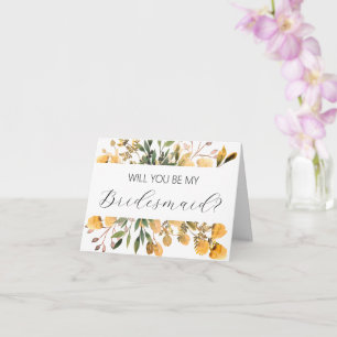 Werden Sie meine Bridesmaid-Vorschlagskarte sein? Karte