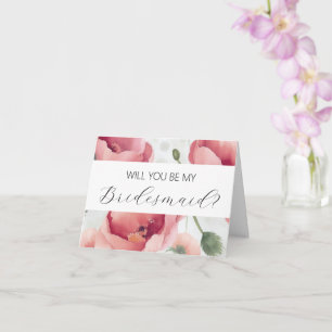 Werden Sie meine Bridesmaid-Vorschlagskarte sein? Karte