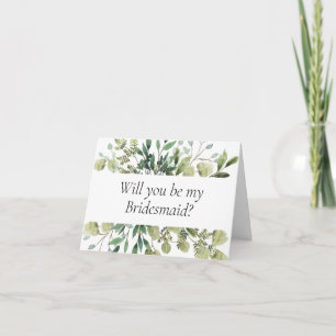 Werden Sie meine Bridesmaid-Vorschlagskarte sein? Karte