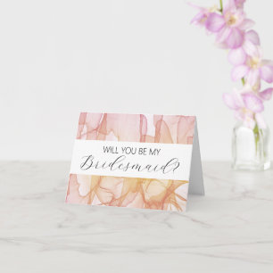 Werden Sie meine Bridesmaid-Vorschlagskarte sein? Karte