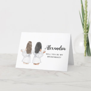 Werden Sie meine Bridesmaid-Vorschlagskarte sein Karte