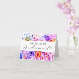 Werden Sie meine Bridesmaid-Vorschlagskarte sein? Karte