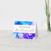 Werden Sie meine Bridesmaid-Vorschlagskarte sein? Karte (Vorderseite)