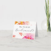 Werden Sie meine Bridesmaid-Vorschlagskarte sein? Karte (Vorderseite)