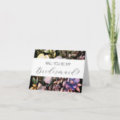 Werden Sie meine Bridesmaid-Vorschlagskarte sein? Karte (Vorderseite)