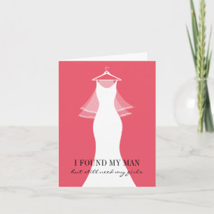 Werden Sie meine Bridesmaid-Wunschkarten sein? Einladung