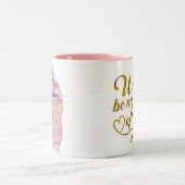 Werden Sie meine Ehrentitel sein? Zweifarbige Tasse (Mittel)