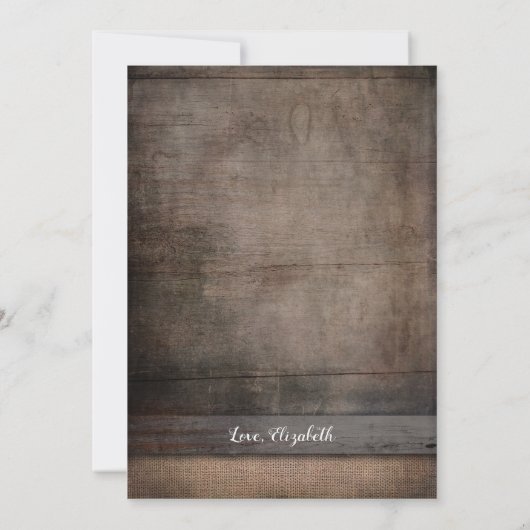 Werden Sie meine Eltern Vorschlag Foto-Karte Einladung (Rückseite)