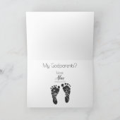 Werden Sie meine Eltern Vorschlag Rosa Hintern? Einladung (Innenseite)