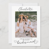 Werden Sie meine Foto-Vorschlagskarte sein? (Vorderseite)