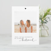 Werden Sie meine Foto-Vorschlagskarte sein? (Stehend Vorderseite)