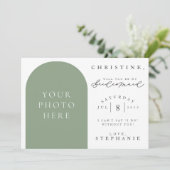 Werden Sie meine Foto-Vorschlagskarte sein? Einladung (Stehend Vorderseite)