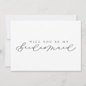 Werden Sie meine Foto-Vorschlagskarte sein? Einladung (Rückseite)