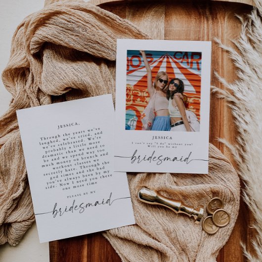 Werden Sie meine Foto-Vorschlagskarte sein? Einladung