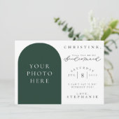 Werden Sie meine Foto-Vorschlagskarte sein? Einladung (Stehend Vorderseite)