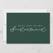 Werden Sie meine Foto-Vorschlagskarte sein? Einladung (Rückseite)