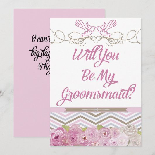 Werden Sie meine großmütige Einladung sein? (Vorne/Hinten)